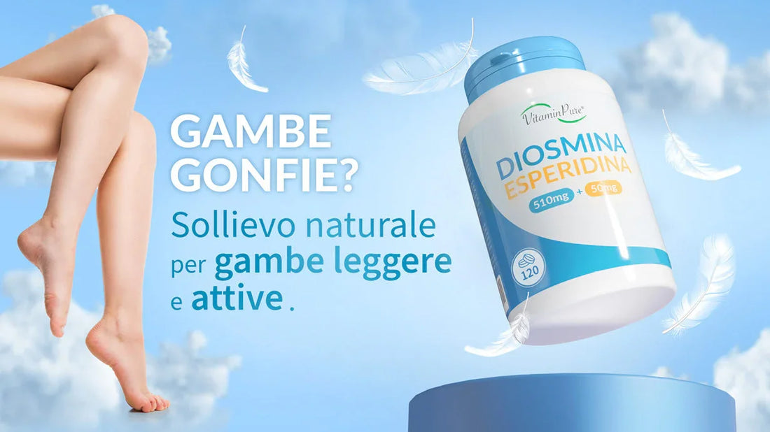 Benefici della Diosmina ed Esperidina: Soluzione Naturale per Circolazione, Emorroidi e Gambe Pesanti