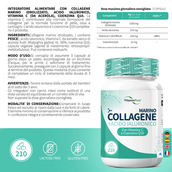 COLLAGENE MARINO CON ACIDO IALURONICO